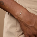 Single Solitaire Birthstone Bracelet