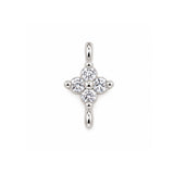 Petite Fleur Cross Charm