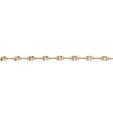 Starlight Chain Luxe | 14K Solid Gold | Permanent Bracelet — Golden Bond