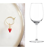 Fruit Drink Charms - Wine, Bracelet & Ribbon