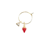 Fruit Drink Charms - Wine, Bracelet & Ribbon