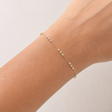 Triple Disco - Permanent Jewelry or Clasped Bracelet