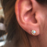 Opal Sunrise Studs