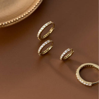 Everyday Pavé Hoop Earrings