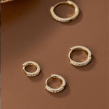 Everyday Pavé Hoop Earrings