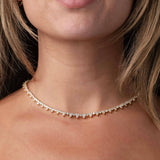 Golden Bond 18k Tennis Necklace