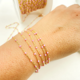 Pink Disco Anklet