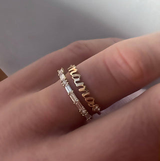 “Mama” Morse Code Ring