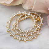 Golden Bond 18k Tennis Necklace