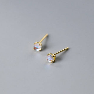 Little Moonstone Stud Earrings