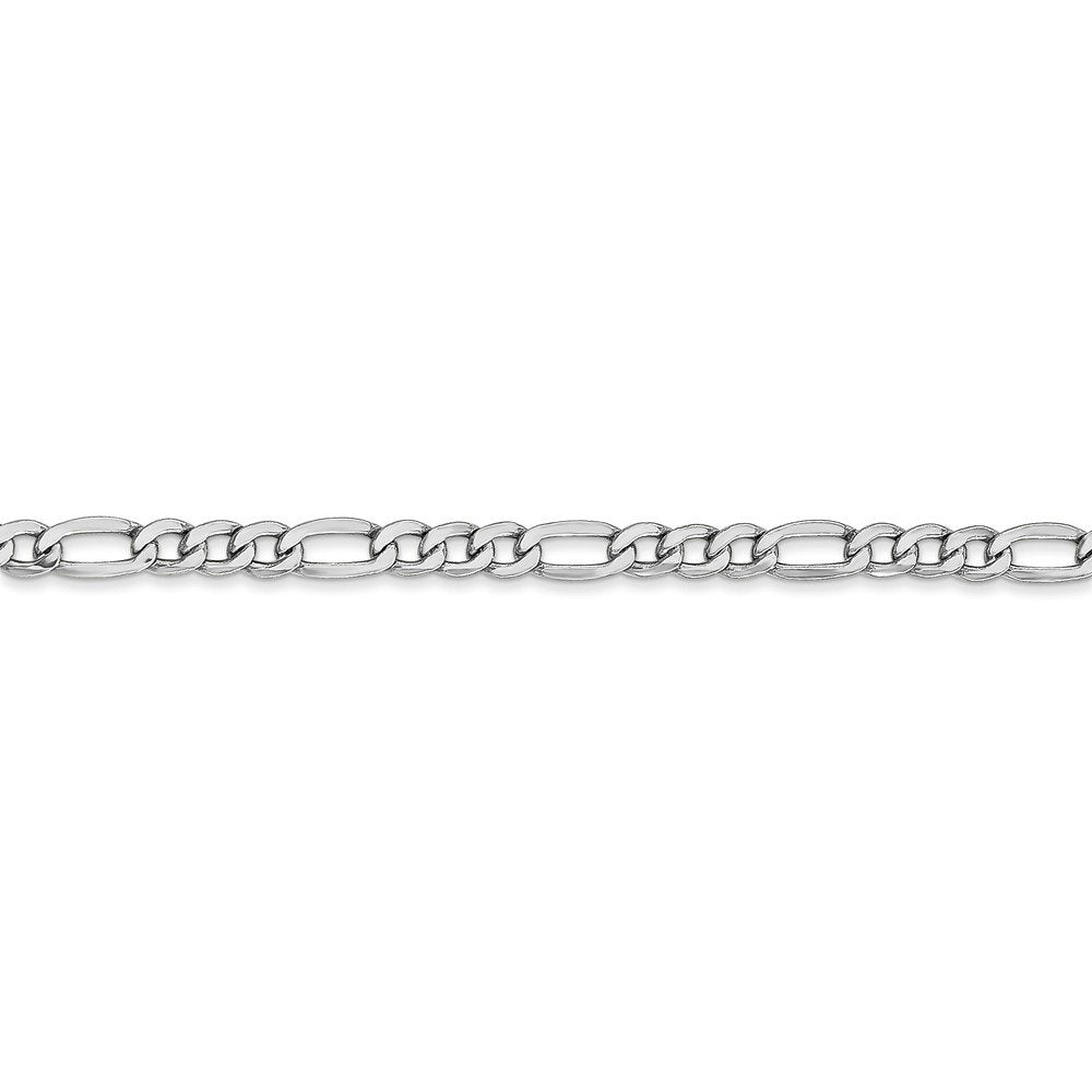 Silver chain on a white background