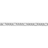 Silver chain on a white background