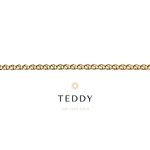 14k solid gold jewelry bracelet flat wrap chain at golden bond jewelry