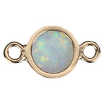 Blue opal bracelet connector